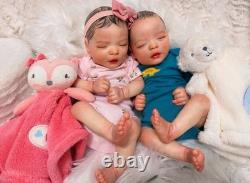 Realistic Reborn Twins Babies Boy And Girl Set
