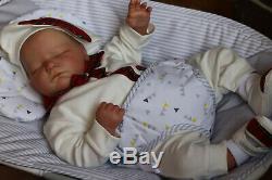 Realistic Toddler Doll Reborn Big 8lbs Realborn Baby Landon By Marie Artist 9yr