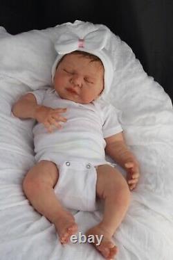Realistic newborn Silicone Baby With Cloth Body By Michelle Fagan