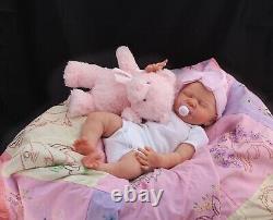 Realistic newborn Silicone Baby With Cloth Body By Michelle Fagan