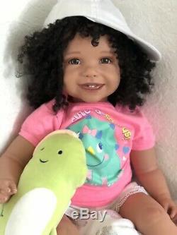 Reborn 22 Ethnic/Hispanic/Biracial/African American Toddler Girl doll Sissy