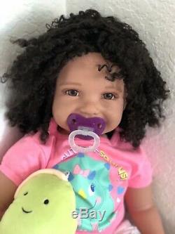 Reborn 22 Ethnic/Hispanic/Biracial/African American Toddler Girl doll Sissy