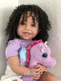Reborn 22 Ethnic/Hispanic/Biracial/African American Toddler Girl doll Sissy