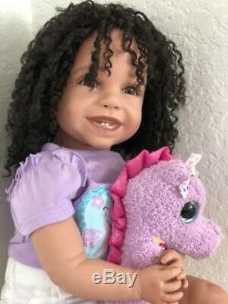 Reborn 22 Ethnic/Hispanic/Biracial/African American Toddler Girl doll Sissy