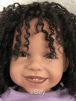 Reborn 22 Ethnic/Hispanic/Biracial/African American Toddler Girl doll Sissy