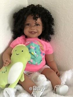 Reborn 22 Ethnic/Hispanic/Biracial/African American Toddler Girl doll Sissy