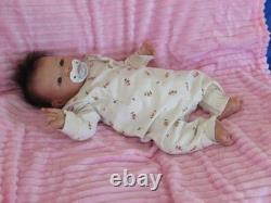 Reborn Asian Doll Suu Kyi by Adrie Stoete, 4 Lbs. 9 Oz. 19 COA