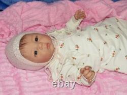 Reborn Asian Doll Suu Kyi by Adrie Stoete, 4 Lbs. 9 Oz. 19 COA