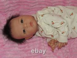 Reborn Asian Doll Suu Kyi by Adrie Stoete, 4 Lbs. 9 Oz. 19 COA