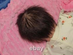 Reborn Asian Doll Suu Kyi by Adrie Stoete, 4 Lbs. 9 Oz. 19 COA