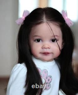 Reborn Baby 30in Doll Realistic Pretty Toddler Girl Painted Collectible Toy Gift Reborn Baby 30in Doll Realistic Pretty Toddler Girl Painted Collectible Toy Gift