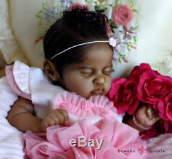 Reborn Baby AA A/A Ethnic Biriacial Saskia Shyann or Kami Rose by Brooke Nicole