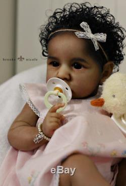Reborn Baby AA A/A Ethnic Biriacial Saskia Shyann or Kami Rose by Brooke Nicole