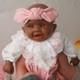 Reborn Baby Big Dolls Silicone Full Body Realistic Newborn Girl Baby 19.49 Inch