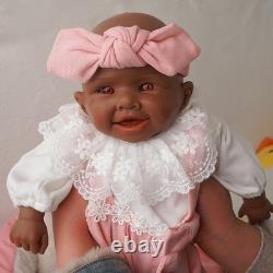 Reborn Baby Big Dolls Silicone Full Body Realistic Newborn Girl Baby 19.49 Inch