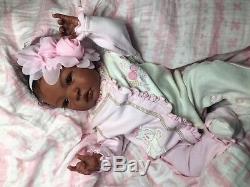 Reborn Baby Biracial Jackie- Doll Therapy for Alzheimers, Kids & Special Needs