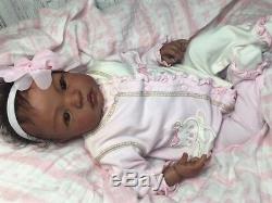 Reborn Baby Biracial Jackie- Doll Therapy for Alzheimers, Kids & Special Needs