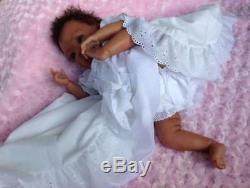 Reborn Baby Biracial Jackie- Doll Therapy for Alzheimers, Kids & Special Needs