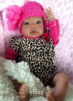 Reborn Baby Biracial Jackie- Doll Therapy for Alzheimers, Kids & Special Needs