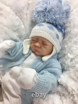 Reborn Baby Boy Art Doll Made From Ember Sculpt Heavy Authentic Reborn Uk