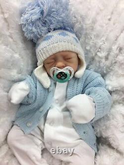 Reborn Baby Boy Art Doll Made From Ember Sculpt Heavy Authentic Reborn Uk