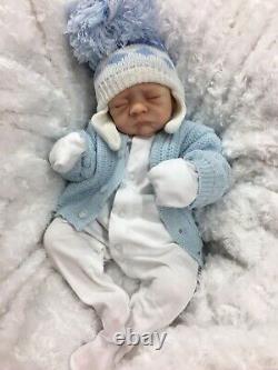 Reborn Baby Boy Art Doll Made From Ember Sculpt Heavy Authentic Reborn Uk