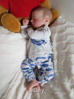 Reborn Baby Boy Asher Asleep Realborn Bountiful Baby Realistic Newborn Doll