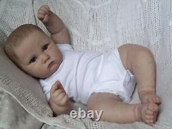 Reborn Baby Boy Doll Charlotte Painted Hair 26 in Length Toddler Kit