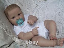 Reborn Baby Boy Doll Charlotte Painted Hair 26 in Length Toddler Kit