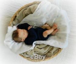 Reborn Baby Boy Doll RealBorn(R) Sleeping Clyde Bountiful Baby by TOP ARTIST