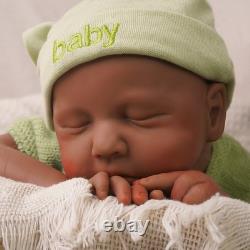 Reborn Baby Boy Dolls Silicone Full Body 18.9Inch Realistic Newborn Baby 6.83lb