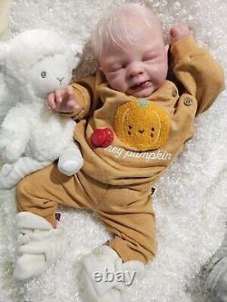 Reborn Baby Boy Gideon COA Included/OOAK. Ultra Realistic! Dawn McLeod Sculpt