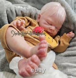 Reborn Baby Boy Gideon COA Included/OOAK. Ultra Realistic! Dawn McLeod Sculpt