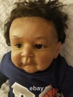 Reborn Baby Boy Morris kit Chubby AA/Biracial