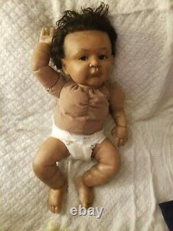 Reborn Baby Boy Morris kit Chubby AA/Biracial