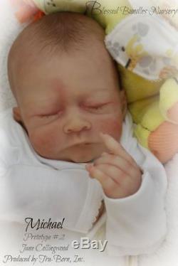 Reborn Baby Boy Prototype # 2 Michael By Jane Collingwood Ultra Realistic Doll