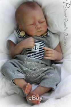 Reborn Baby Boy Prototype # 2 Michael By Jane Collingwood Ultra Realistic Doll