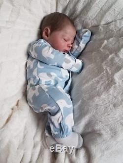 Reborn Baby Boy Realborn KASE Bountiful Baby Ultra Realism! Cuddle Baby