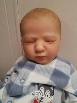 Reborn Baby Boy Realborn LOGAN Bountiful Baby Realistic Newborn Doll ADORABLE