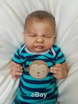 Reborn Baby Boy SOLD OUT LTD ED ETHAN by Nicole Russell AA Ethnic Biracial