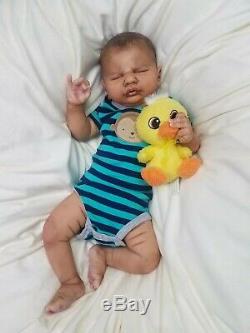 Reborn Baby Boy SOLD OUT LTD ED ETHAN by Nicole Russell AA Ethnic Biracial