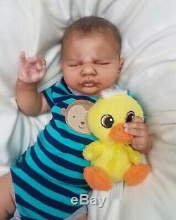 Reborn Baby Boy SOLD OUT LTD ED ETHAN by Nicole Russell AA Ethnic Biracial