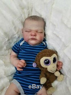 Reborn Baby Boy SOLD OUT Limited Edition RAMSEY by Cassie Brace Ultra Realism