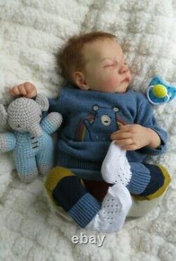 Reborn Baby Boy doll Levi Sculpted by Bonnie Brown with COA