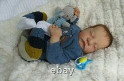 Reborn Baby Boy doll Levi Sculpted by Bonnie Brown with COA