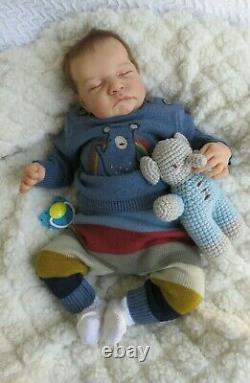 Reborn Baby Boy doll Levi Sculpted by Bonnie Brown with COA