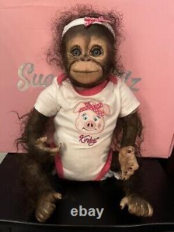Reborn Baby Chimp doll