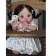 Reborn Baby Doll 16in Rooted Hair Artist Painted Cloth Body with Belly Plate New