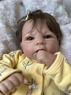 Reborn Baby Doll Lifelike Simulation Baby Elijah Micro Rooted Hair