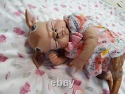 Reborn Baby Doll Ooak Art Doll fawna